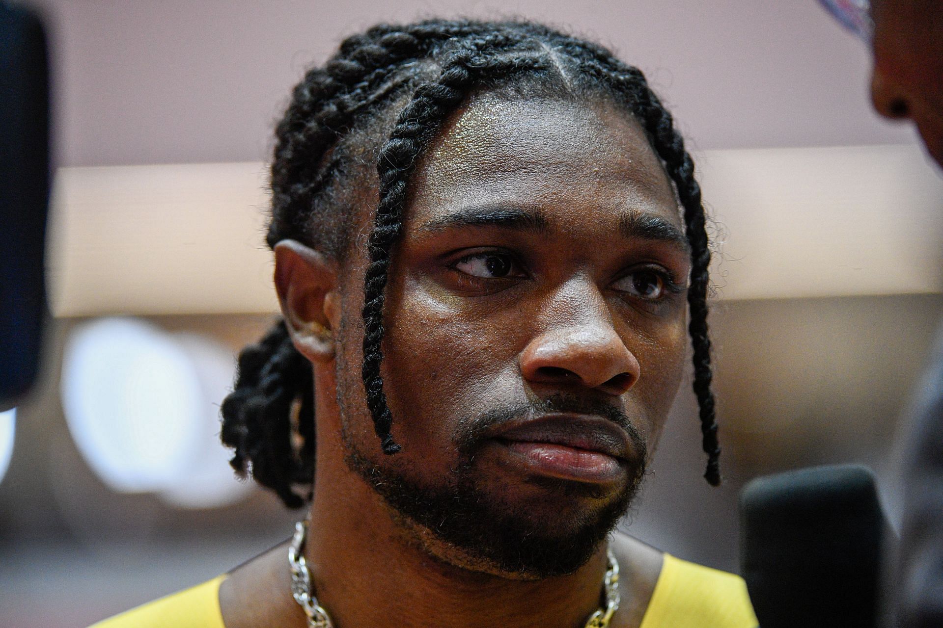 Noah Lyles at the New Balance Indoor Grand Prix - Source: Getty